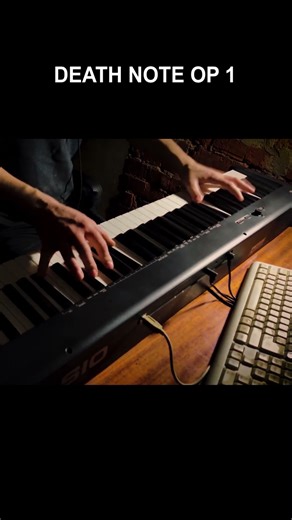 Death Note OP1 | easy piano cover #shorts 3