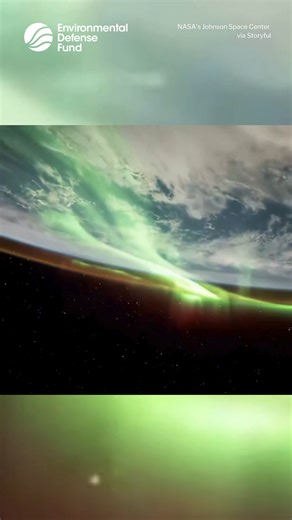 🛰️ 🌍 A stunning green aurora was seen rippling and pulsating from the International Space Station (ISS) this week. The NASA’s Johnson Space Center said “auroras occur when charged particles from the Sun collide with gases in Earth’s atmosphere, guided by our planet’s magnetic field.” “Oxygen produces green and red light, while nitrogen contributes blues and purples — a luminous reminder that Earth is constantly interacting with space weather far beyond what we can see from the ground.” #Aurora