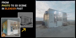 From Photo To Realistic 3D Model In Blender, 3H, Step-By-Step Tutorial