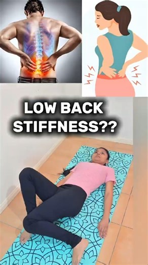 Instant Relief for Lower Back Pain & Stiffness | Easy Home Exercise #lowbackpain #stiffness #shorts