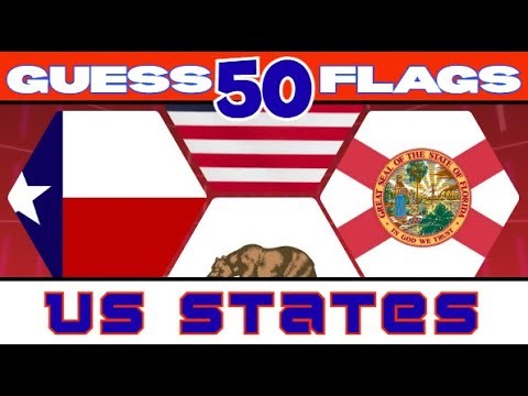 Guess 50 US State Flags - Trivia Buzz