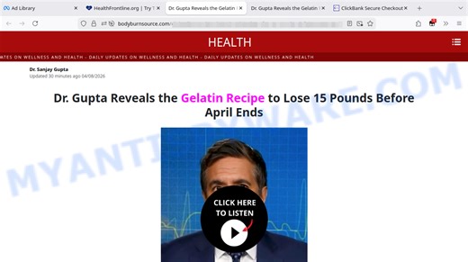 JellyBurn Drops Reviews, Gelatin Recipe Trick Scam Exposed, Dr. Sanjay Gupta? - MyAntiSpyware