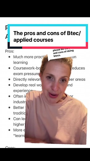 Pros and Cons of BTEC and Applied Courses Explained