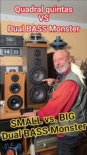 Vintage SPEAKERS Small vs BIG Dual BASS SPEAKER Sound Test Comparison Battle