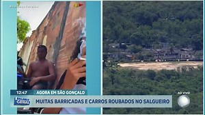 🚨Criminosos do Comando Vermelho da tropa do “Coroa”, ou “Rabicó”, em São Gonçalo, gravaram vídeos armados com fuzis e publicaram nas redes sociais. #BalançoGeralRJ 📽️ Reprodução/Record Rio | Tino Junior