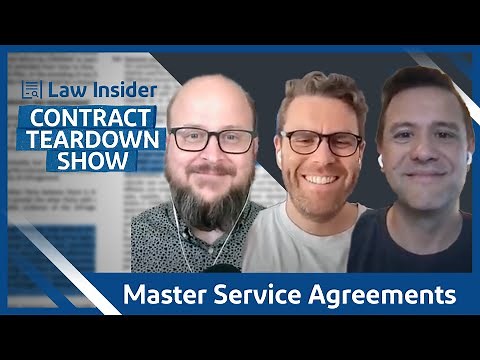 Master Service Agreements
