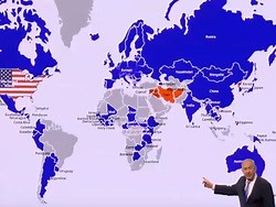 Netanyahu At AIPAC: Together, U.S. And Israel Are "Coloring The World Blue"