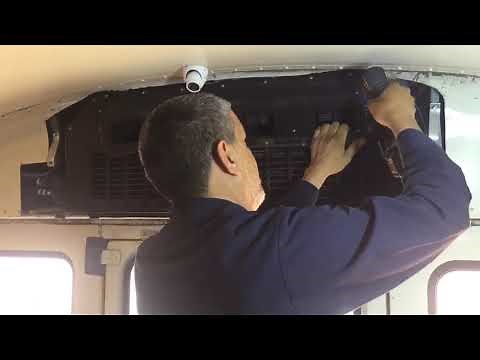 How to replace an a/c blower motor on a ic school bus