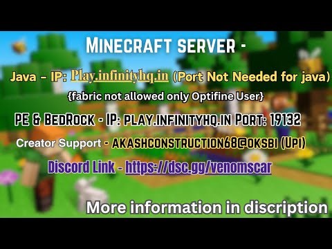 24/7 Minecraft Public SMP With You Guys | Free To Join |Java + PE| #minecraft #minecraftsmp #smp