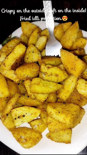 Fascinating Indian Fried Masala Idli Recipe Discovered! #shorts