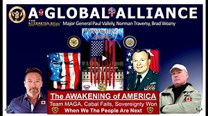 WORLD ALLIANCE as WWG1WGA - US Army (Ret.) Major General Paul Vallely, Norman Traversy & Brad Wozny