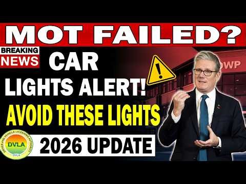 UK Car Law SHOCK ⚠️ | One Wrong Light Can FAIL MOT | Seniors MUST Know