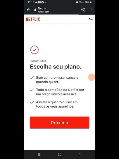 PASSO A PASSO DE COMO CRIAR UMA CONTA NO NETFLIX