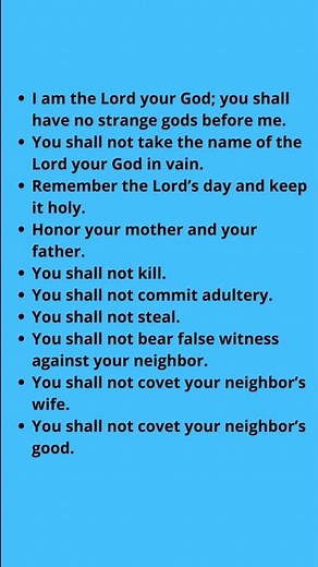 The 10 Commandments