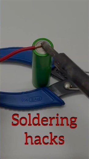 Soldering Hack | Wire on Battery Cell Easily