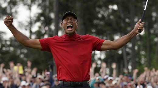 Tiger Woods wins Masters at Augusta