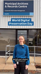 Did you know today, Nov. 6, is World Digital Preservation Day? This year's theme is 'Why preserve?'. In this video, Renée from the Halifax Municipal Archives team shares her thoughts on the importance of preserving digital information for the long term. Learn more at: halifax.ca/archives #WDPD2025 | Halifax Regional Municipality