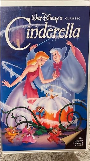 Disney Cinderella rear vhs classic #disney #shotrs #cinderella #vhscollector #1950s #movie #classic