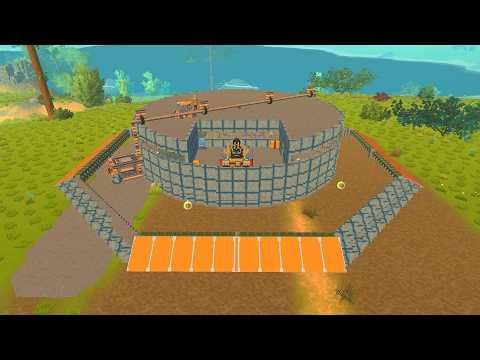 My Scrap Mechanic Fully Automated Raid Farm Base