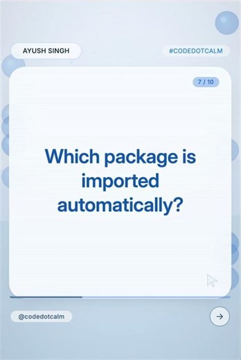 Packages in java