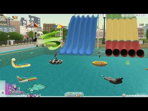 the sims 4 new object pool pack by waronk cc