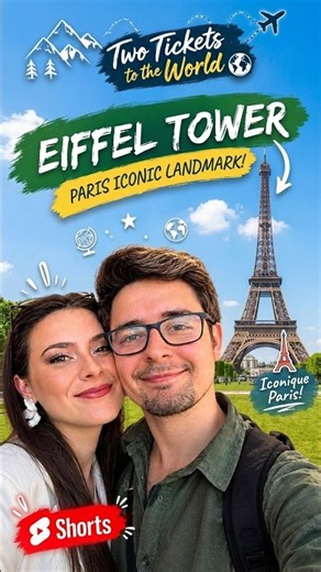 A 135-Year-Old Icon: Discover the Eiffel Tower 🇫🇷 | Paris Travel Guide🗼 #travel #viral #ai #shorts