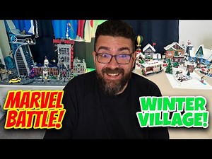 LEGO Room Update: Massive Marvel Battle and Winter Village Setup!