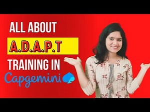 ADAPT Training in Capgemini | What is ADAPT | All Doubts Cleared #adapt #capgemini