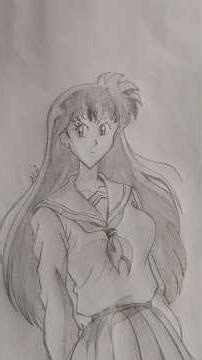 Day 4-drawing random anime character #kagomehigurashi #inuyasha #ytshorts #shorts