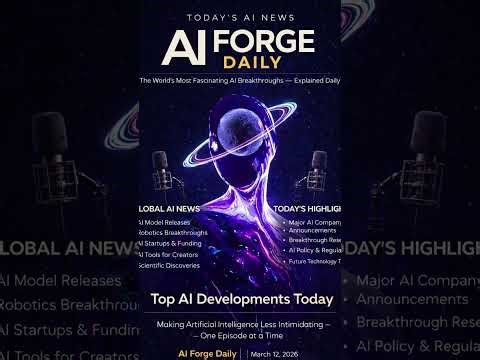 🚨 AI Forge Daily — March 12, 2026.