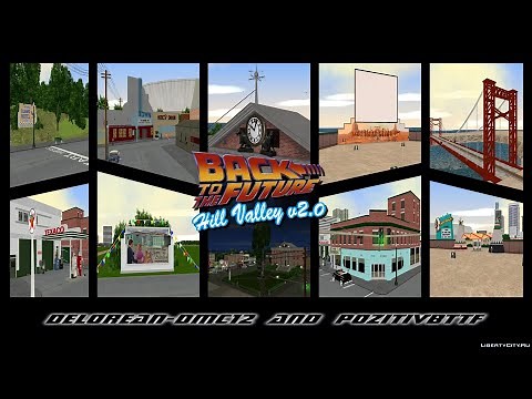 GTA / Grand Theft Auto Vice City - Back to the Future: Hill Valley (BTTF Hill Valley - 0.2f R2) mod