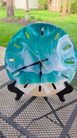 Beach Themed 12 Inch Wall Clock. - Etsy