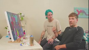 19 reactions | Today, Dylan will unleash his artistic flair thanks to support worker and artist Charles. Art can help clear the mind and express how you feel. Why not give a new art form a try?  | Mable | Facebook