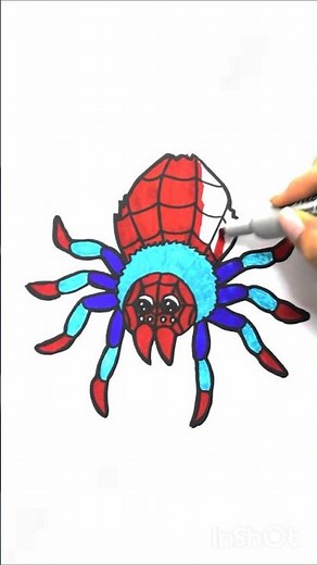 How To Draw COLORING Spider #spiderman #drawings #coloringadventure #art #howtodraw