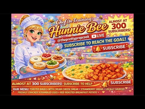 Chef Hunnie Bee 🍯 🐝 is live!