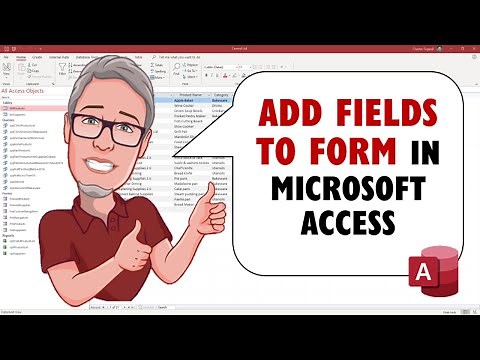Create a Form & Add Fields in MS Access | The Introduction to MS Access Course