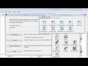 Building a LabVIEW tool set: part 3, context menu palettes