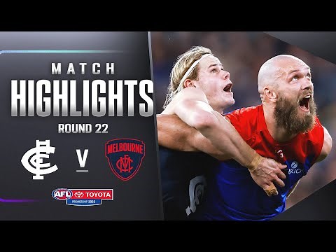 Carlton v Melbourne Highlights | Round 22, 2023 | AFL