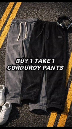 BUY 1 TAKE 1 3 COLORS FASHION Corduroy Pants for men Summer Thin style Korean Khaki Baggy Straight cut Slacks Slocks Trouser Pants Unisex Menswear Small Human Pocket Beige Casual Plain Clothe Clothing #corduroypants #baggypants #unisexpants #straightcutpants #pants