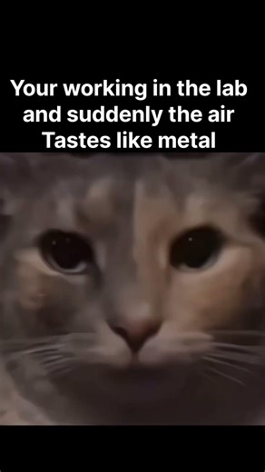 POV: You're Working in the Lab and the Air Starts Tasting Like Metal 💀 #shorts