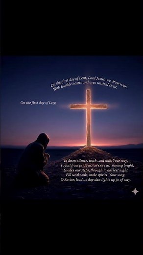 1st Sunday of Lent Prayer Song | Powerful Jesus Worship for Lenten Season | Desert Reflection Hymn