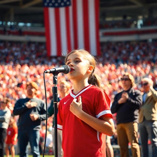 1K views | A Young Voice, a Timeless Anthem—How This Girl’s Rendition of “The Star-Spangled Banner” United a Crowd and Stirred the Nation | Amazing baby | Facebook