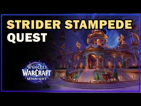Strider Stampede | World of Warcraft Midnight Quest