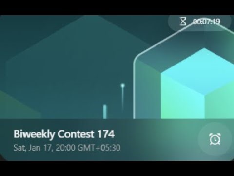 Leetcode BiWeekly Contest 174 LIVE || #leetcode #coding #programming #contest