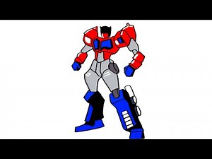 How To Draw Optimus Prime of Transformers? | Easy Drawing For Kids | Come & Draw With Me @drawtok_kids