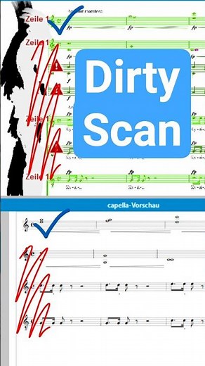 Dirty Scan #capella #musicnotation