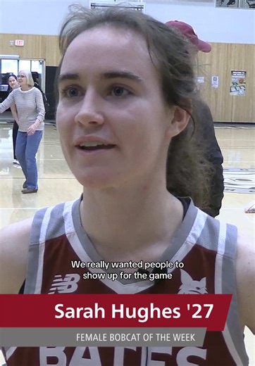 Sarah Hughes: Female Bobcat of the Week for NESCAC Championship