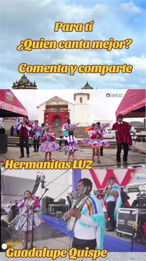 Hermanitas LUZ VS Guadalupe Quispe #concurso #talentos #niñas