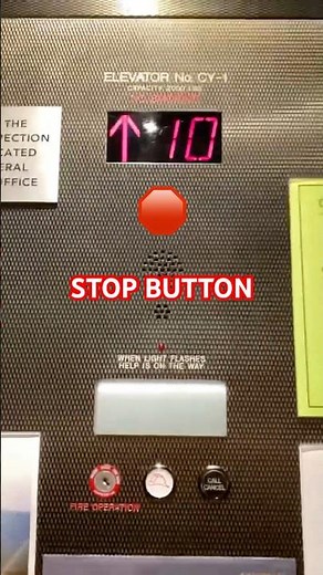 🛑 Pressing The STOP Button In Elevator 🛗 🇺🇸 #shorts #elevator