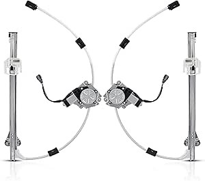 A-Premium Electric Power Window Regulator With Motor Compatible with Jeep Liberty 2006-2007 Hole Style Rear Left and Right 2-PC